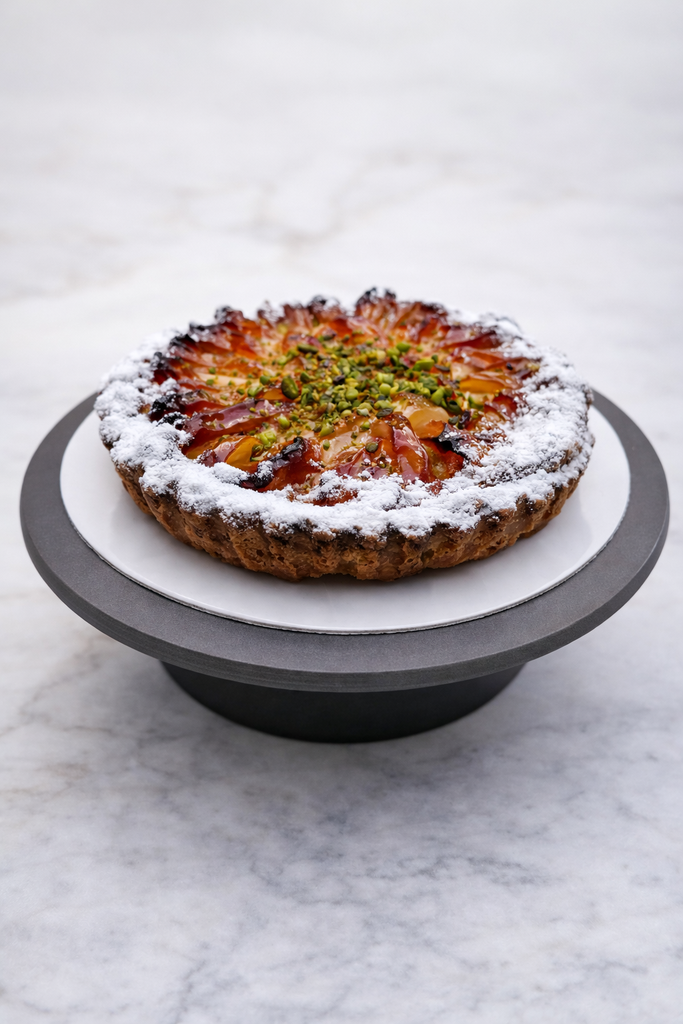 Abrikoos frangipane/bladerdeeg