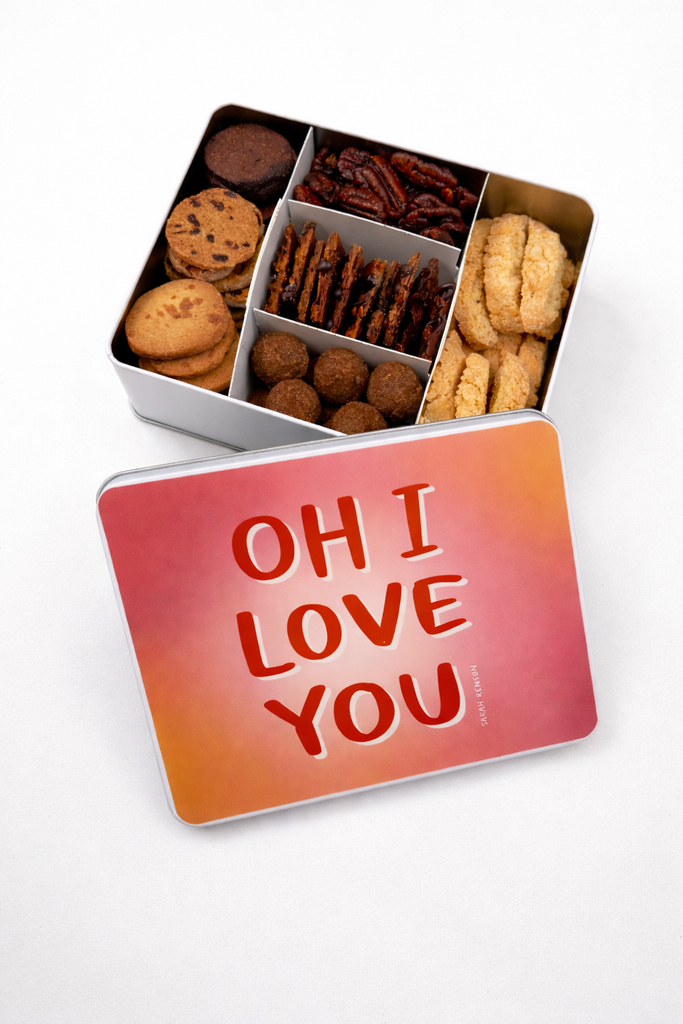 Koekjesdoos 'OH I LOVE YOU'