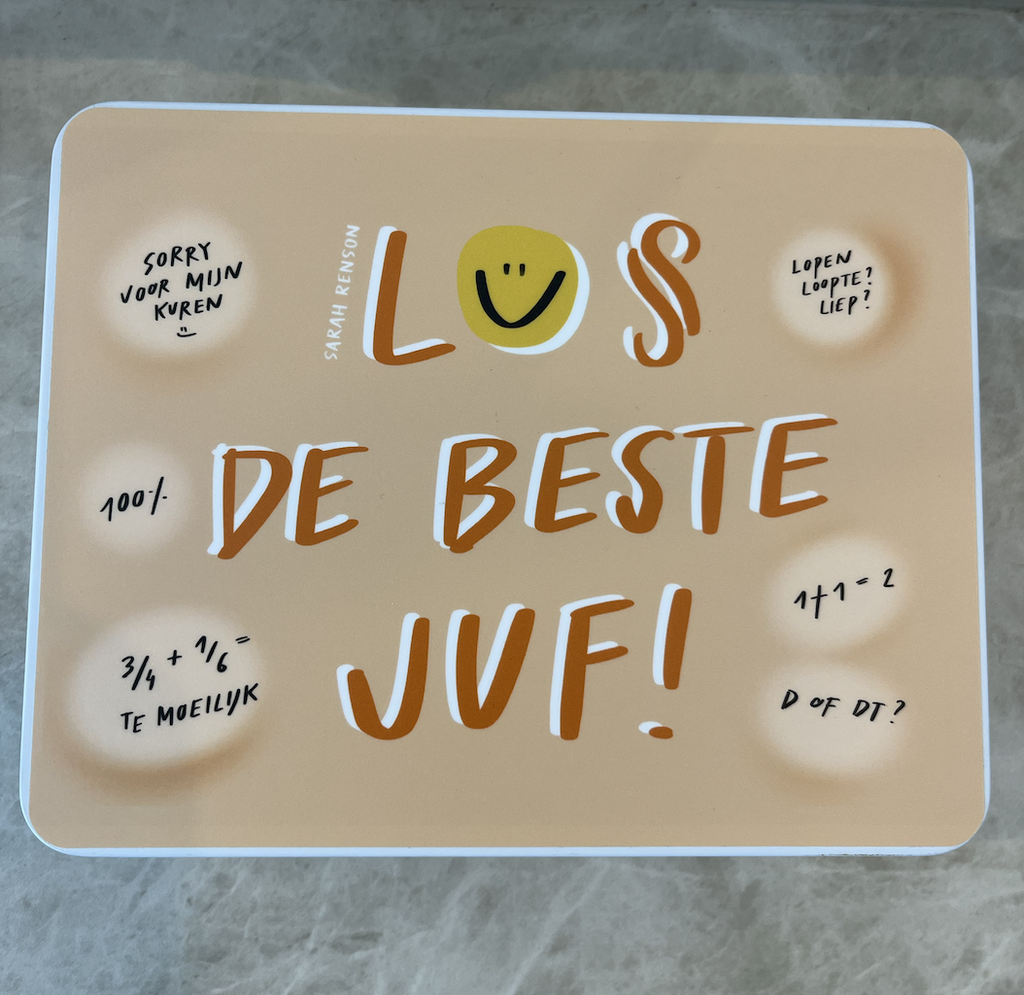 Koekjesdoos 'BESTE JUF'