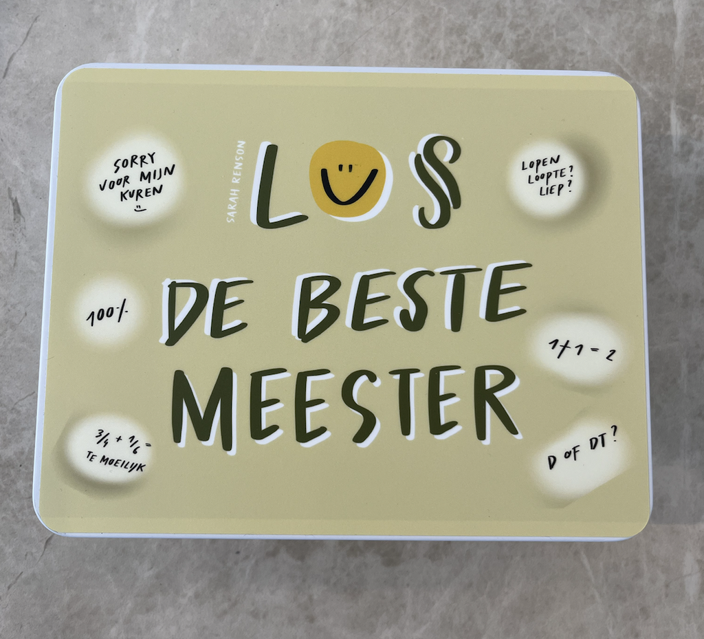 Koekjesdoos 'BESTE MEESTER'