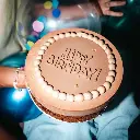 Verjaardagstaart Chocolade (8 pers)