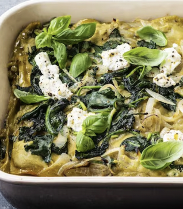Lasagne Ricotta & spinazie