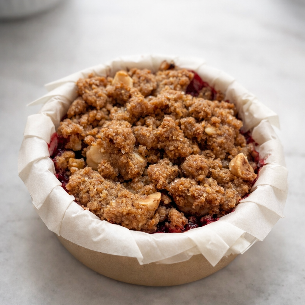 Rabarber Crumble