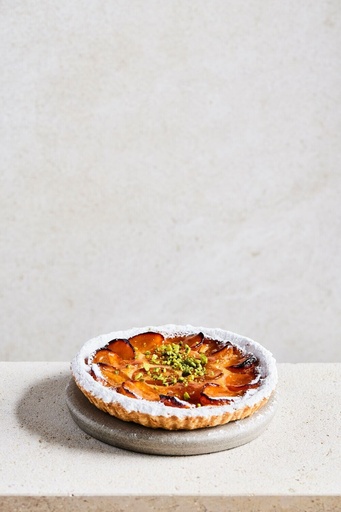 Abrikoos frangipane taart