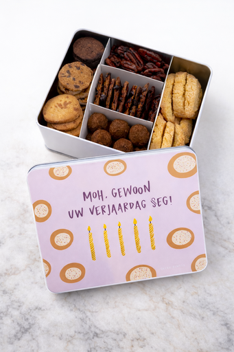 Kadobox Moh gewoon uw verjaardag seg