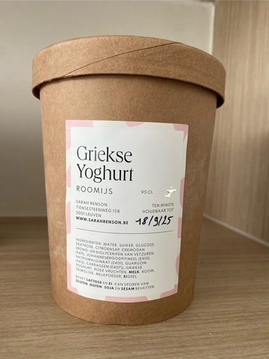 Yoghurt ijs