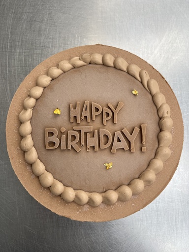 Verjaardagstaart Chocolade (8 pers)